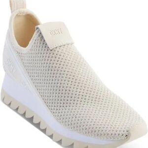 DKNY Alani Slip On Sneakers, New in the box! Almond/Cream Color